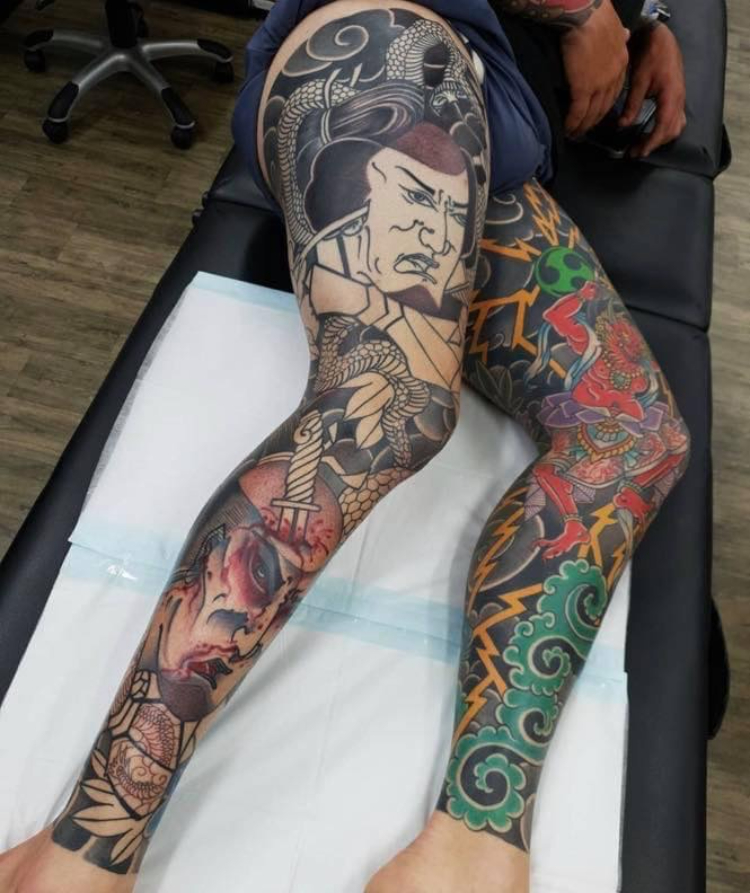 Lưu ngay 1001 hình xăm full chân nam nữ cực cháy và cá tính