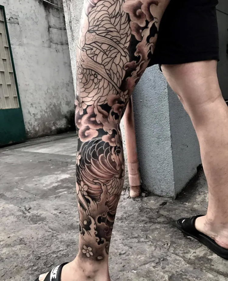 Lưu ngay 1001 hình xăm full chân nam nữ cực cháy và cá tính